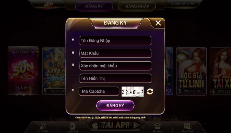 Đăng Ký Sunwin – 5 Bước Tạo Tài Khoản Cá Cược Siêu Nhanh